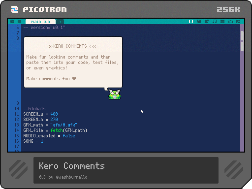 Kero Comments